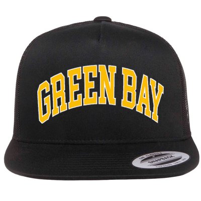 Green Bay Flat Bill Trucker Hat