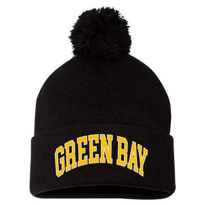 Green Bay Pom Pom 12in Knit Beanie