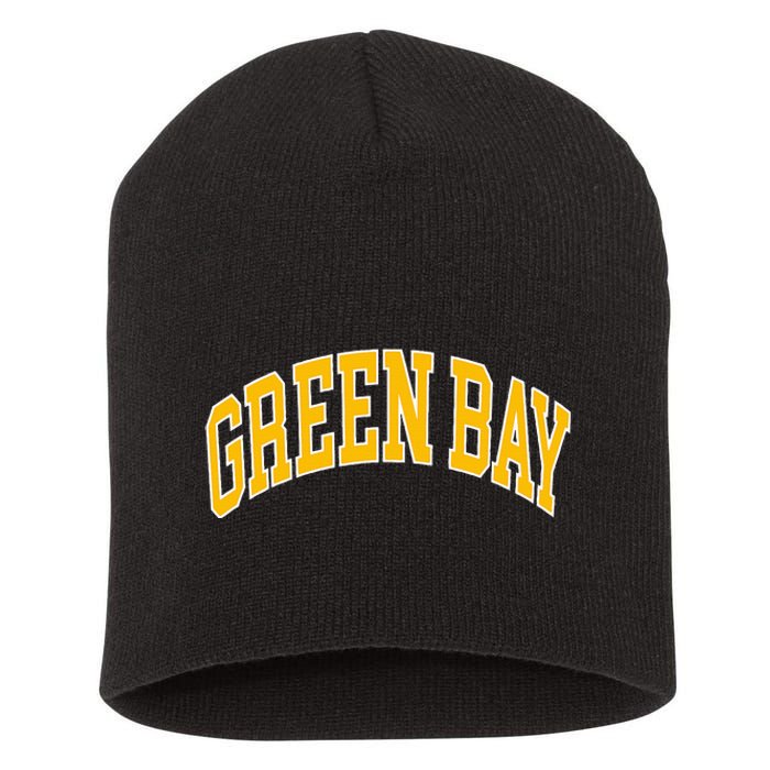 Green Bay Short Acrylic Beanie