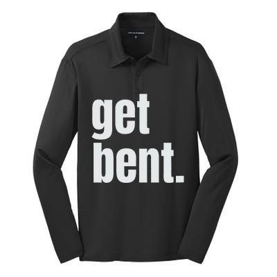 Get Bent Silk Touch Performance Long Sleeve Polo