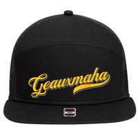 Geauxmaha Baseball 7 Panel Mesh Trucker Snapback Hat