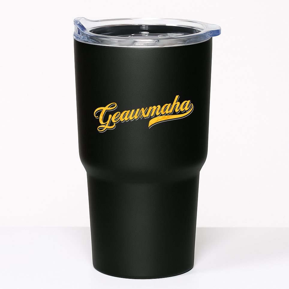 Geauxmaha Baseball Tumbler