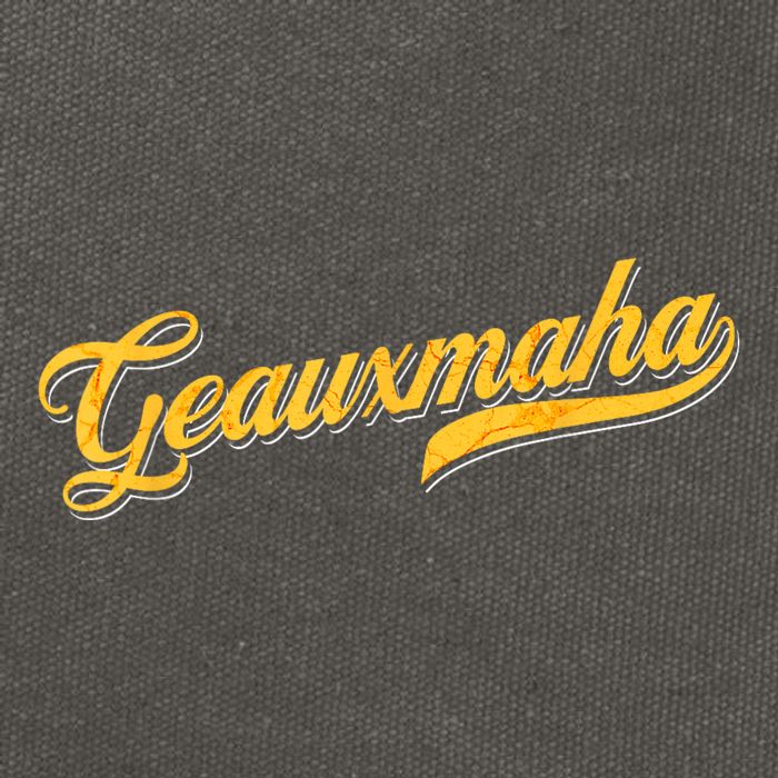 Geauxmaha Baseball Cotton Canvas Backpack