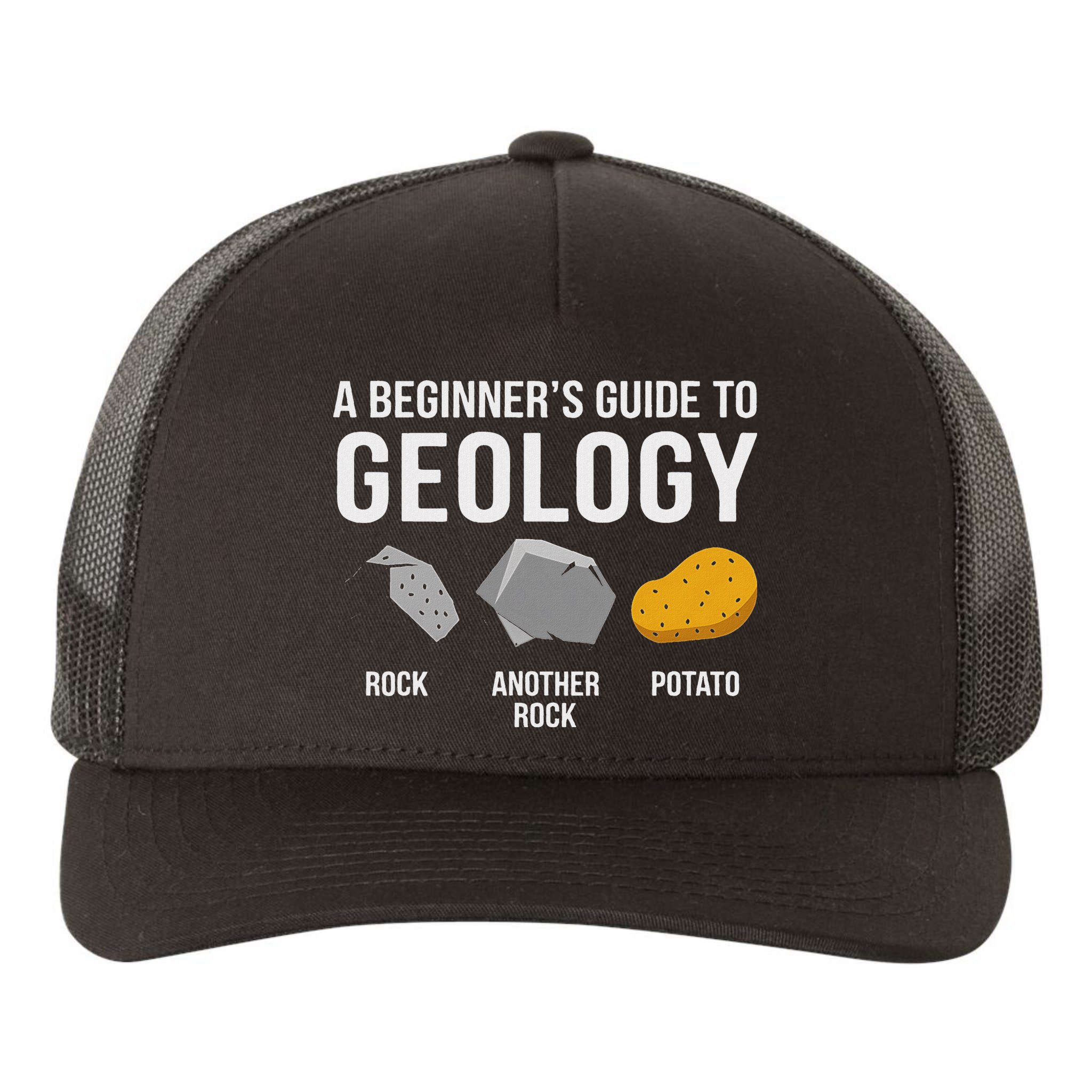 Geology BeginnerS Guide Funny Potato Rock Collector Yupoong Adult 5-Panel Trucker Hat