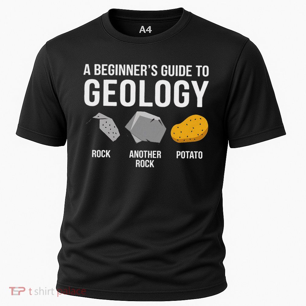 Geology BeginnerS Guide Funny Potato Rock Collector Performance Shirt