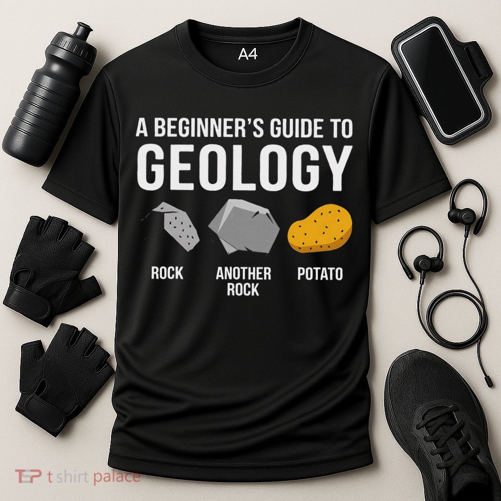 Geology BeginnerS Guide Funny Potato Rock Collector Performance Shirt