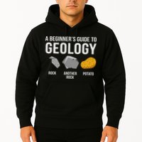 Geology BeginnerS Guide Funny Potato Rock Collector Hoodie