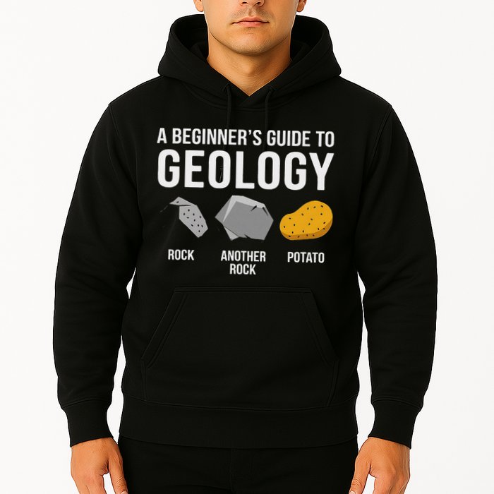 Geology BeginnerS Guide Funny Potato Rock Collector Hoodie