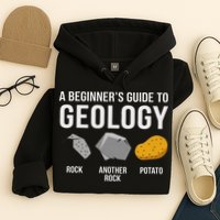 Geology BeginnerS Guide Funny Potato Rock Collector Hoodie