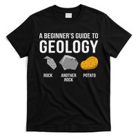 Geology BeginnerS Guide Funny Potato Rock Collector T-Shirt