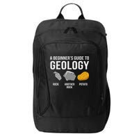 Geology BeginnerS Guide Funny Potato Rock Collector City Backpack