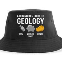 Geology BeginnerS Guide Funny Potato Rock Collector Sustainable Bucket Hat
