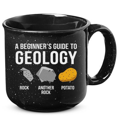 Geology BeginnerS Guide Funny Potato Rock Collector 15oz Campfire Ceramic Mug