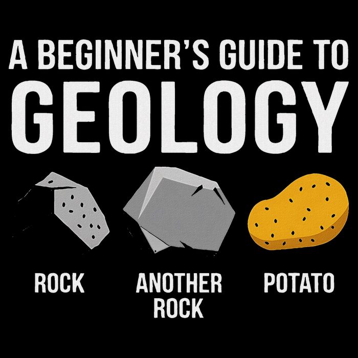 Geology BeginnerS Guide Funny Potato Rock Collector Drawstring Bag