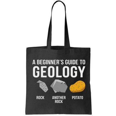 Geology BeginnerS Guide Funny Potato Rock Collector Bag