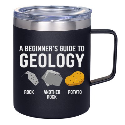 Geology BeginnerS Guide Funny Potato Rock Collector 12oz Stainless Steel Coffee Mug