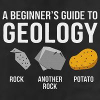 Geology BeginnerS Guide Funny Potato Rock Collector Large Microfiber Waffle Golf Towel