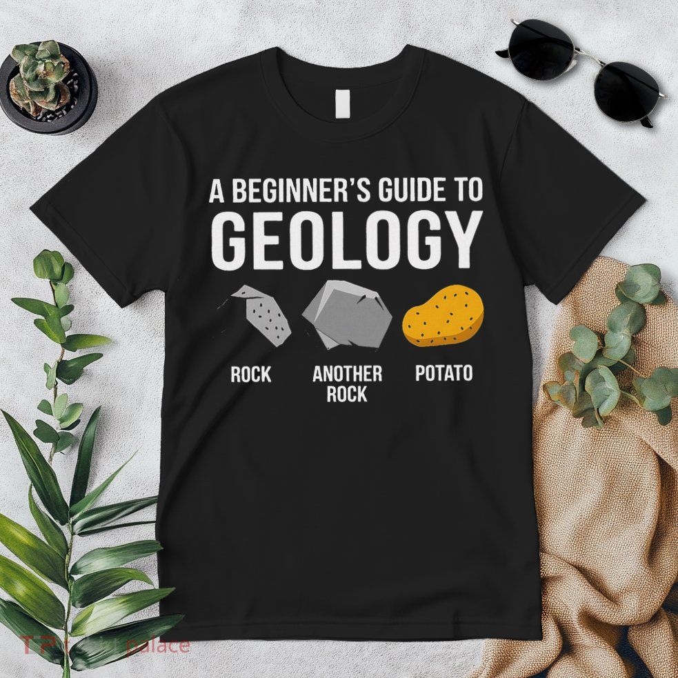 Geology BeginnerS Guide Funny Potato Rock Collector Premium T-Shirt