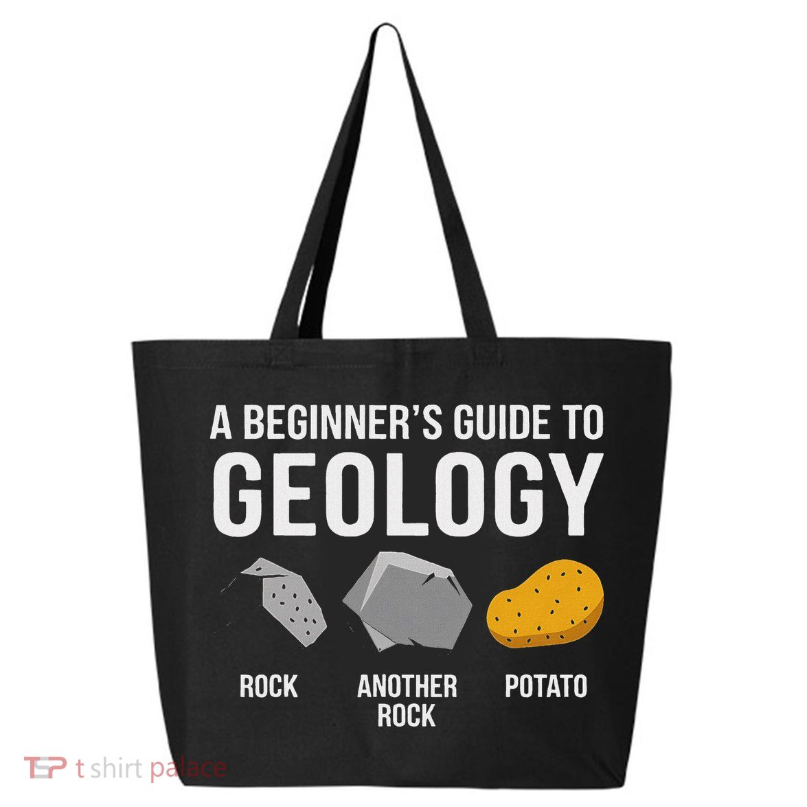 Geology BeginnerS Guide Funny Potato Rock Collector 25L Jumbo Tote