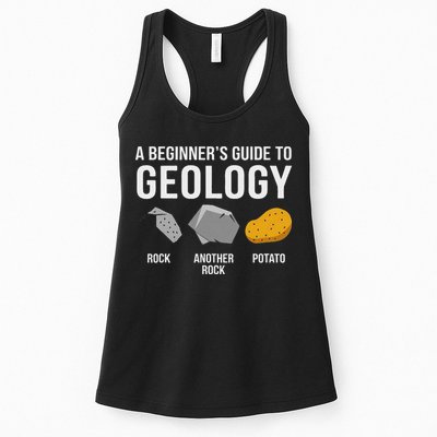 Geology BeginnerS Guide Funny Potato Rock Collector Womens Tank Top