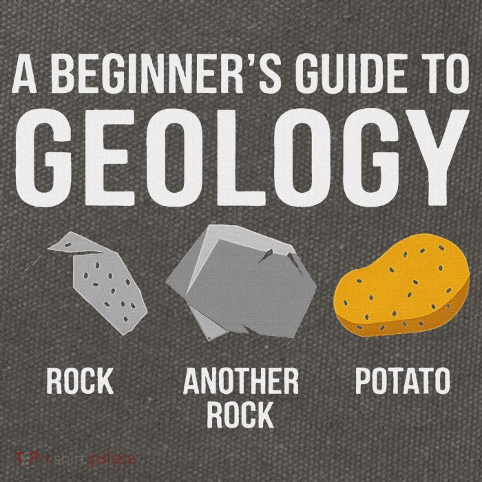 Geology BeginnerS Guide Funny Potato Rock Collector Cotton Canvas Backpack