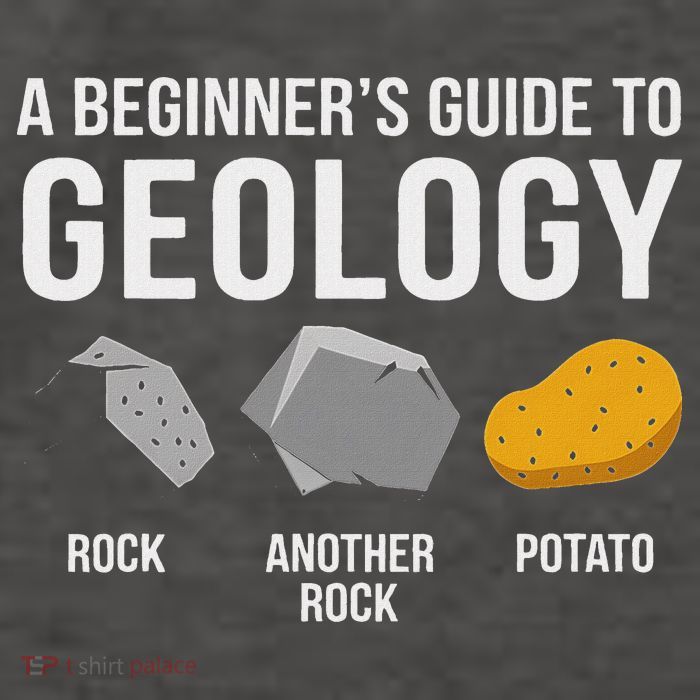 Geology BeginnerS Guide Funny Potato Rock Collector Vector Backpack