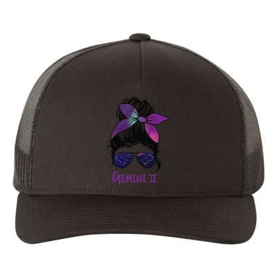 Gemini Birthday Gemini woman Zodiac Constellation Yupoong Adult 5-Panel Trucker Hat