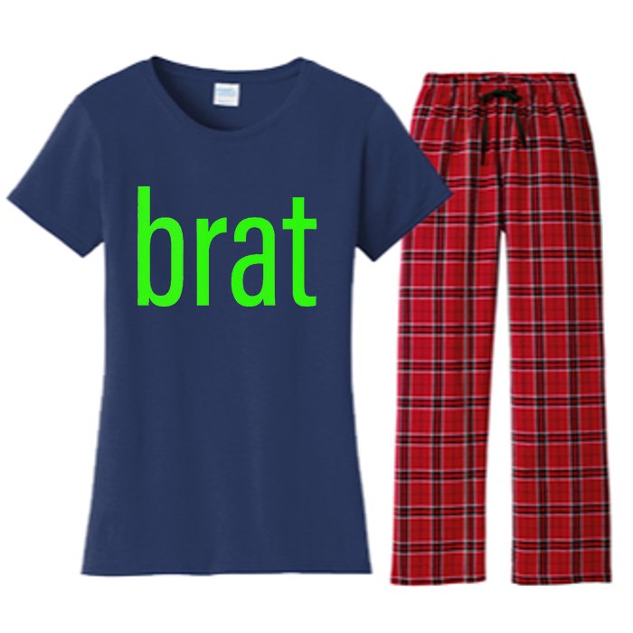 Green Brat Women's Flannel Pajama Set