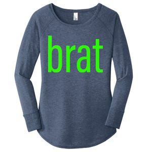 Green Brat Women's Perfect Tri Tunic Long Sleeve Shirt