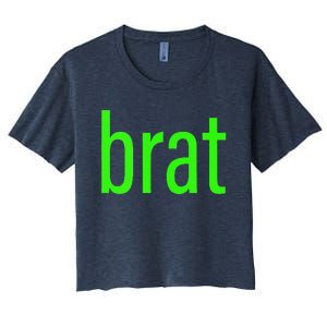 Green Brat Women's Crop Top Tee