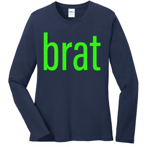 Green Brat Ladies Long Sleeve Shirt