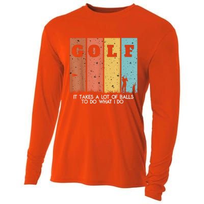 Golf Ball Hammock Cooling Performance Long Sleeve Crew