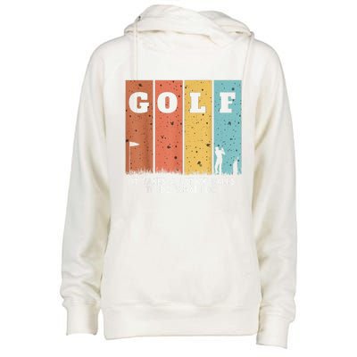 Golf Ball Hammock Womens Funnel Neck Pullover Hood