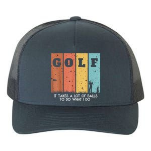 Golf Ball Hammock Yupoong Adult 5-Panel Trucker Hat