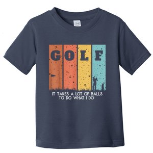 Golf Ball Hammock Toddler T-Shirt