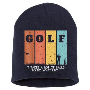 Golf Ball Hammock Short Acrylic Beanie