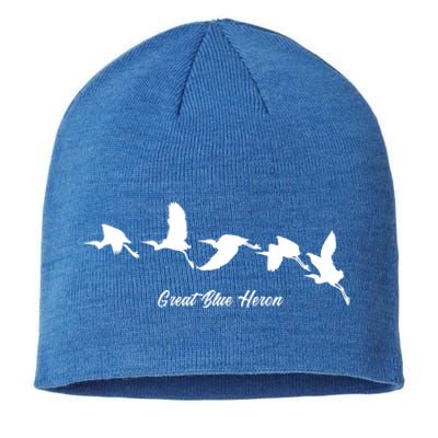 Great Blue Heron Flying Bird Watching Wildlife Conservation Gift Sustainable Beanie