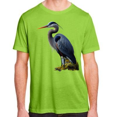 Great Blue Heron. ArtistS Rendition. Adult ChromaSoft Performance T-Shirt