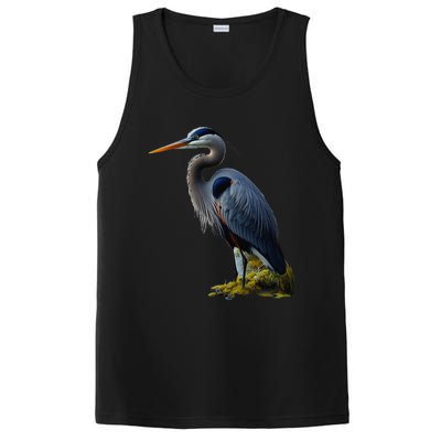 Great Blue Heron. ArtistS Rendition. PosiCharge Competitor Tank