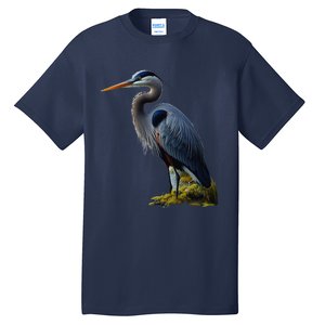 Great Blue Heron. ArtistS Rendition. Tall T-Shirt