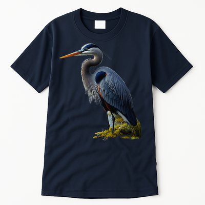 Great Blue Heron. ArtistS Rendition. Tall T-Shirt