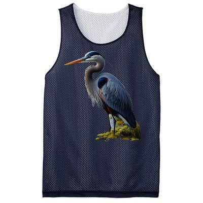 Great Blue Heron. ArtistS Rendition. Mesh Reversible Basketball Jersey Tank