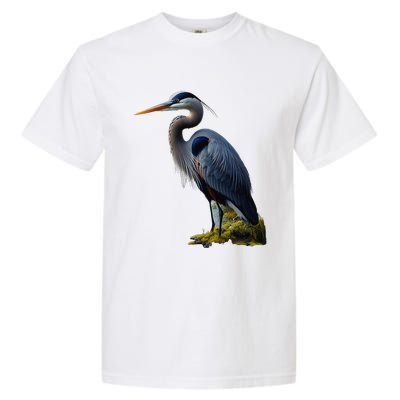 Great Blue Heron. ArtistS Rendition. Garment-Dyed Heavyweight T-Shirt