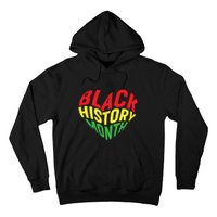 Groovy Black History Month Heart Afro America Hoodie