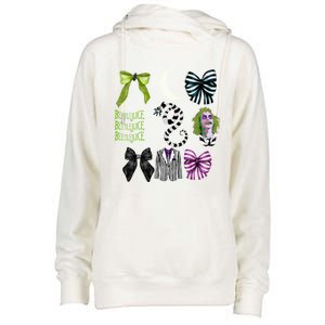 Green Beetle Halloween Movie Png You’Re The Ghost With The Most Trending Womens Funnel Neck Pullover Hood