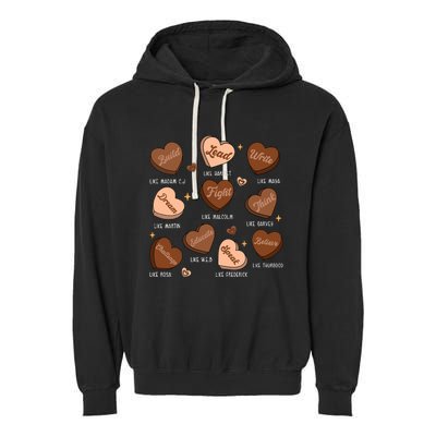 Groovy Black History Month Garment-Dyed Fleece Hoodie