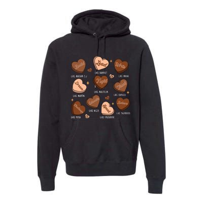 Groovy Black History Month Premium Hoodie