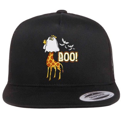 Giraffe Boo Halloween Fun Costume Party Flatbill Hat