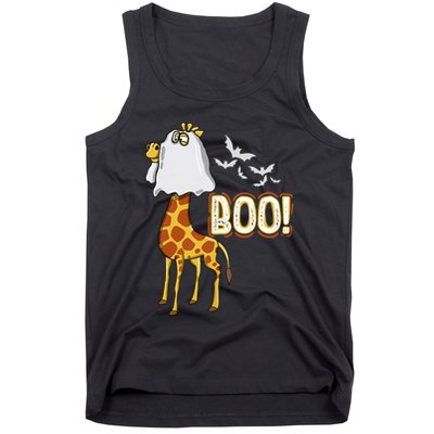 Giraffe Boo Halloween Fun Costume Party Tank Top