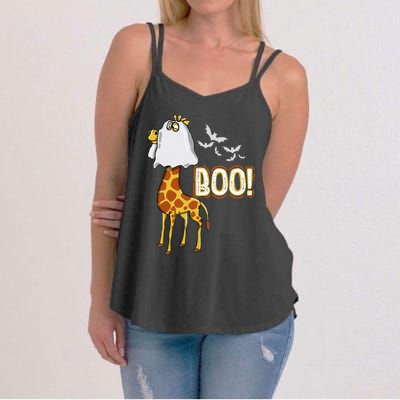 Giraffe Boo Halloween Fun Costume Party Women's Strappy Tank